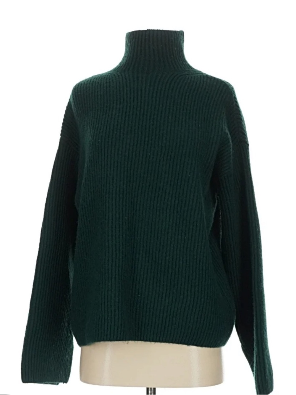 H&M Dark Green Turtleneck Sweater